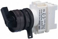 2 positions 45 , 135  Rotary Switch, 500 V ac, 16 A, Knob