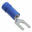 Fork Terminal 14-16AWG Copper Blue 22.9mm Tin Box