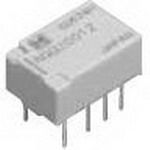 2 Form C DPDT Relay, 2A, 110VDC/125VAC, 24VDC Coil, Through Hole