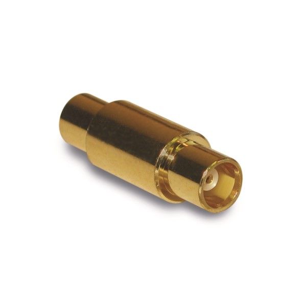 Conn MCX Adapter 0Hz to 6GHz 50Ohm ST Panel Mount RCP/RCP Gold