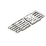 10C 2.54mm Pitch Ribbon Cable, 3A, 300V, PTFE