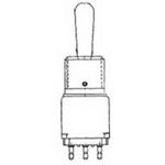 Toggle Switch SP3T ON ON ON Locking Lever Solder 5A 125VAC 28VDC