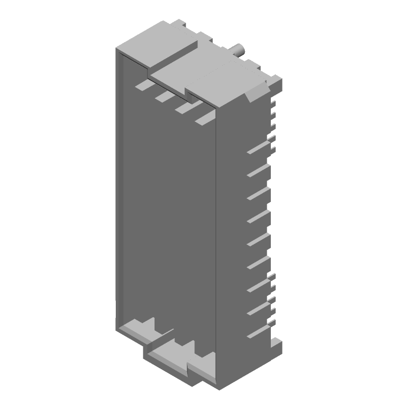 Board Stacking Connector, 200 Contact(s), 10 Row(s), Female, Straight, 0.05 inch Pitch, Solder Terminal, Locking, Black Insulator, Receptacle,