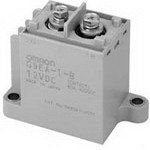 12V DC Power Relay, 30A SPST, Screw Term, Chassis Mount