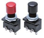 Switch Push Button N.O./N.C. SPDT Round Plunger 5A 250VAC 250VDC Momentary Contact Solder Panel Mount