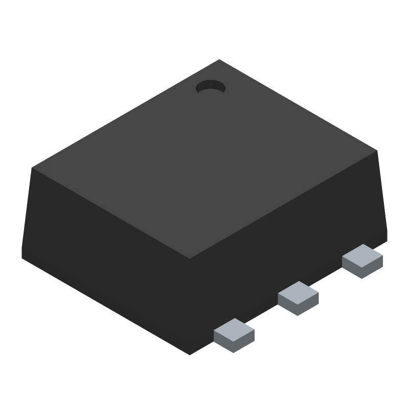 P-Channel JFET, -4A ID, -12V Vdss, 42mR Rds(on), SMD