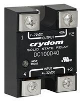 Solid State Relay 12mA 32V DC-IN 60A 72V DC-OUT 4-Pin