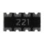 220R 5% 4 Resistor Array, 1206 SM, 50V