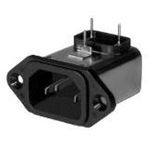 3A, 250VAC, MALE, MAINS POWER CONNECTOR, SOLDER