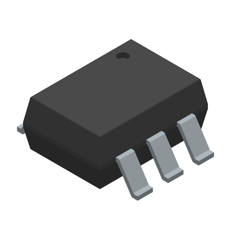 Transistor Output Optocoupler, 1-Element, 5300V Isolation, DIP-6