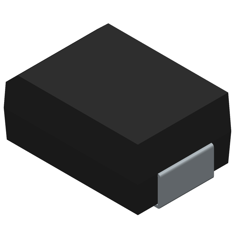 600W TVS Diode, 6.8V DC, Unidirectional, SMB, 57A Surge