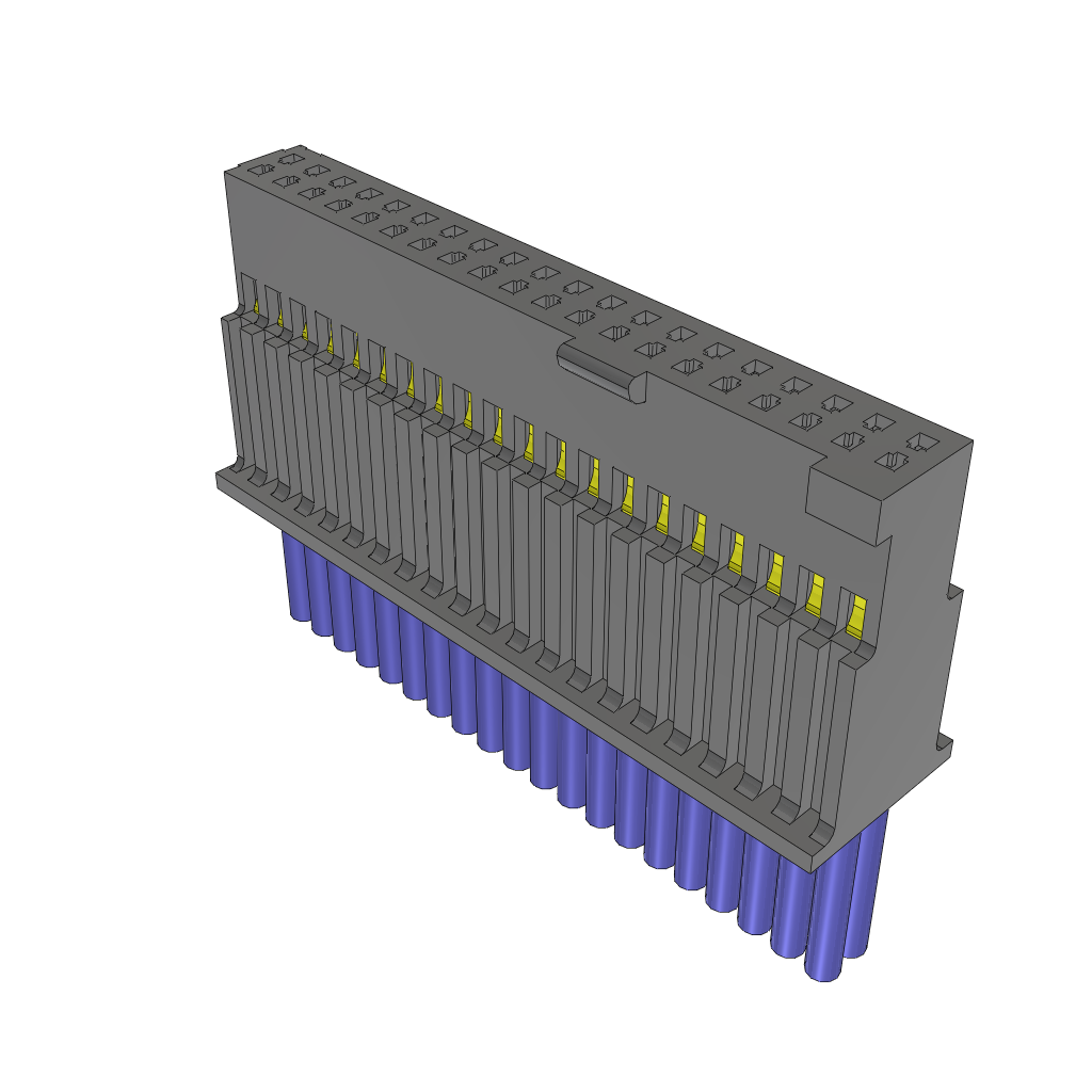 Cable Assembly Discrete Wire 0.254m 30AWG Socket Strip 40 POS SKT Crimp Bulk