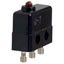 SPDT Snap Action Switch, 7A 250V, Pin Plunger, Solder