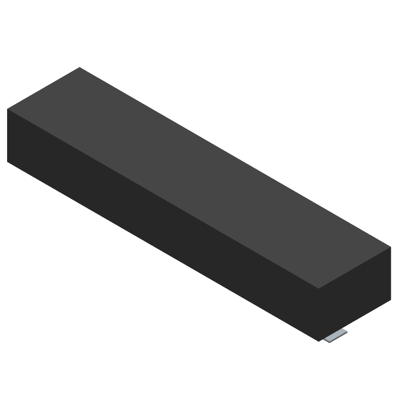 35 Pos 1 Row Female Header, 0.02" Pitch, Solder, LCP, 250VAC