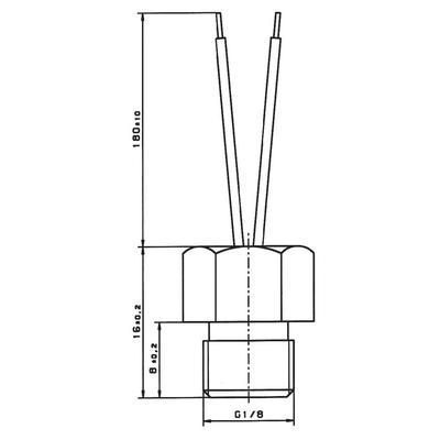 PT100 Platinum temperature sensor Heraeus W-GJK (SCH) -40 up to
