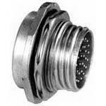 Conn Circular SKT 2 POS Solder ST Jam Nut 2 Terminal 1 Port