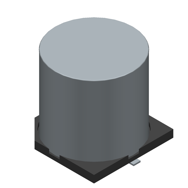 Aluminum Electrolytic Capacitor, Polarized, Aluminum (wet), 35V, 20% +Tol, 20% -Tol, 1500uF, Surface Mount, 6767, ROHS COMPLIANT