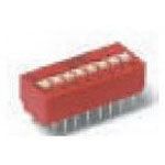 3 Pos Slide DIP Switch, SPST, 100mA, 5VDC, ThruHole
