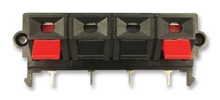 CLIFF ELECTRONIC COMPONENTS         FC681508            Speaker / Loudspeaker Audio Connector, 2-Way Spring Terminal, 4, Panel Mount