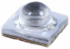 9.0 x 9.0 x 5.3 mm Dome Lens UV SMD LED, 385 nm, Viewing Angle 70°, 750mW