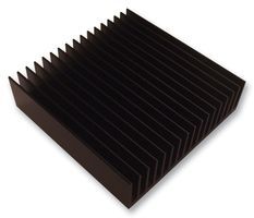Heat Sink Passive Extruded Adhesive 3.4K/W Black Anodized