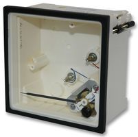 TE CONNECTIVITY / CROMPTON E244-01V-G-JC-ZU Analogue Panel Meter, Shock Resistant, Calibrated at 23C, DC Voltage, 0mV to 60mV, 92 mm, 92 mm