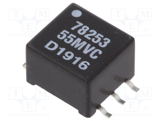 1:1.33 Transformer, 4kV Isolation, 240uH, 200mA, Through Hole