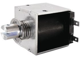 SOLENOID, BOX FRAME, PULL, CONTINUOUS; Holding Force - Imperial:14.37ozf; Holding Force - Metric:3.99N; Solenoid Operation:Pull; Coil Voltage:24VDC; Solenoid Duty Cycle:Continuous; Coil Power Continuous:1.43W; Product Range:- ;RoHS Compliant: Yes