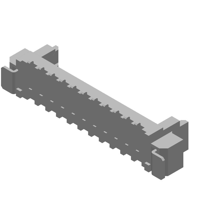 1.25mm Pitch 11 Pos Vertical Header, 1A, 125V, Tin