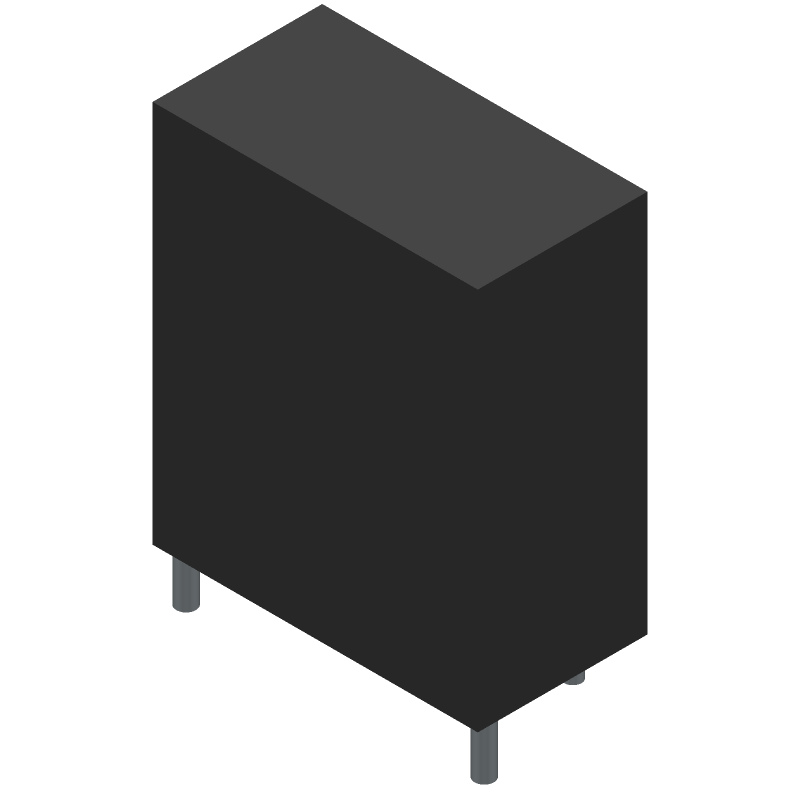 Power/Signal Relay, SPST, Momentary, 0.038A (Coil), 24VDC (Coil), 900mW (Coil), DC Input, AC Output, Through Hole-Straight Mount, ROHS COMPLIANT