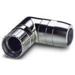 Sleeve housing for cable connector, angled, Screw locking, M23, shielded yes, cable diameter range 10 mm .14 mm