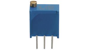 Cermet Trimmer Resistor, 2kR, 10%, 0.5W, 25 Turn, Through Hole