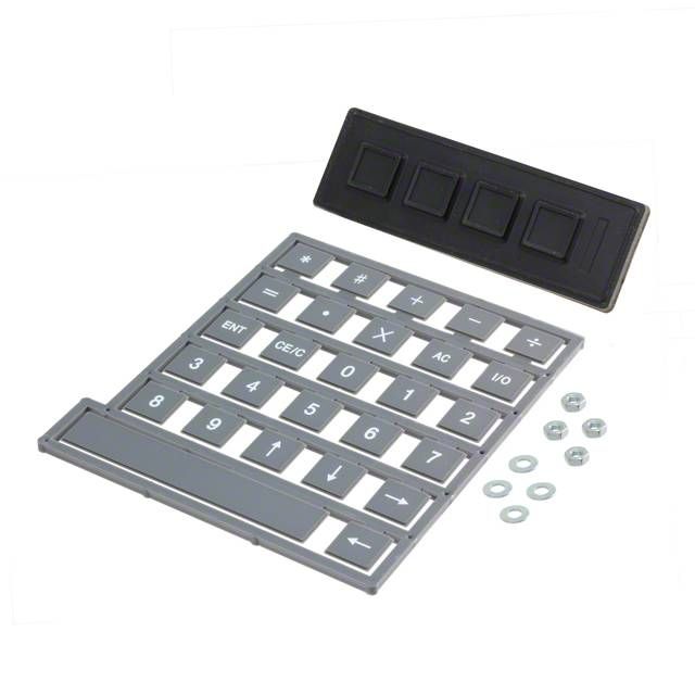 Keypad Switch, 1x4, 50mA, 24VDC, IP67, Non-Illuminated