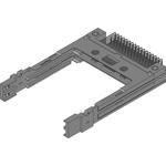 Conn PCMCIA HDR 68/68 POS 1.27mm RA Tray 0.5/ContactA