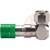 RG6 UNIVERSAL RIGHT ANGLE CONNECTOR (GREEN)