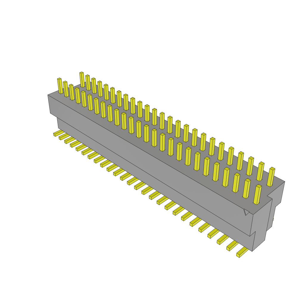 Conn Unshrouded Header HDR 51 POS 1mm Solder ST SMD Tube