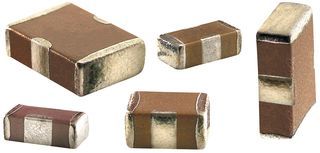 Feed-Through Ceramic Capacitor 0.1uF 6.3V X7R 20% 0603 SMD