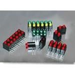 LED Bi-Level Uni-Color Green/Red 565nm/635nm Bulk