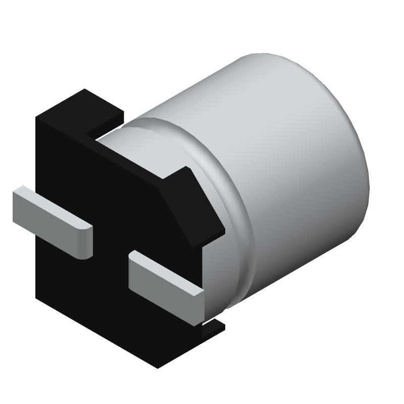 Cap Aluminum Lytic 3.3uF 50V 20% (4 X 5.4mm) SMD 60mA 3000h 105°C T/R