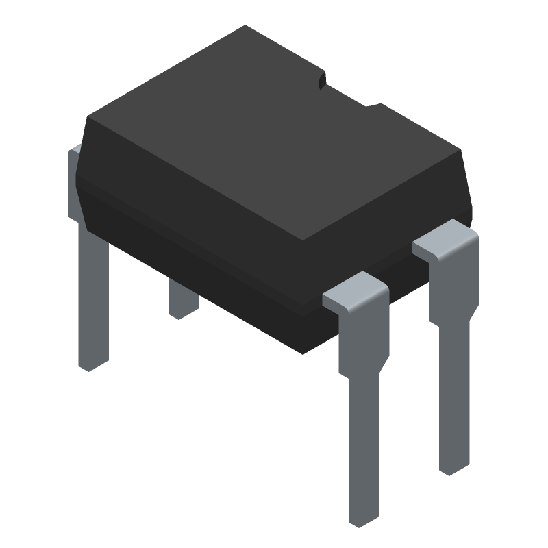 Solid State Relay 50mA 1.5V DC-IN 0.5A 60V AC/DC-OUT 4-Pin DIP Tube