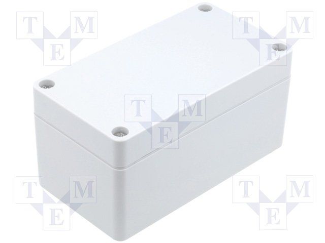 BOX ABS GRAY 4.72L X 2.56W