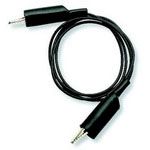 Alligator Clip;  20 AWG;  PVC;  Black;  41/36;  Testing