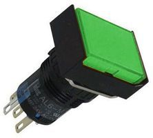 IDEC   AL6H-P4-G   PANEL MOUNT INDICATOR, LED, 16MM, GREEN, 24V