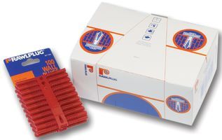 RAWLPLUG         67-233             RAWLPLUG, CARDED, BROWN