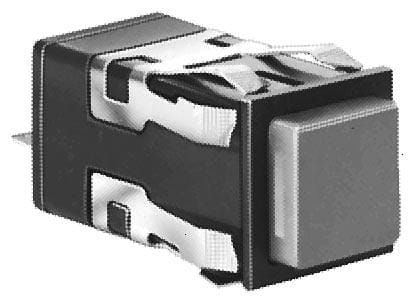 Switch Push Button N.O./N.C. DPDT Square Button Momentary Contact Panel Mount Quick Connect/Solder