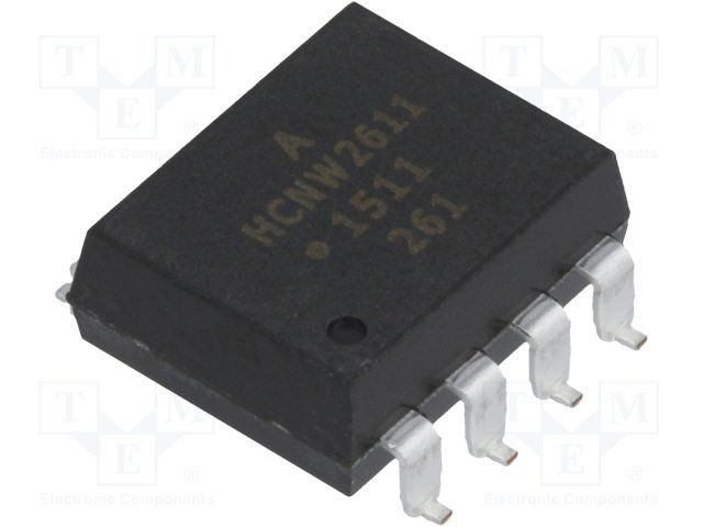 1-Ch Optocoupler, 5kV Isolation, 10Mbps, SMD