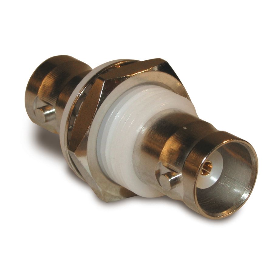 RF Adapter, BNC-BNC, Panel Mount, 50 Ohm, 4GHz, Straight