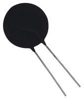NTC THERMISTOR; Product Range:SL15 Series; Disc Size:15mm; Zero Power Resistance at 25 C:0.7ohm; Approvals:-; Maximum Energy Rating at 25 C:30J; Maximum Steady State Current at 25 C:10A; Dissipation Constant:15.9mW/ C; No. of Pins:2 ;RoHS Compliant: Yes