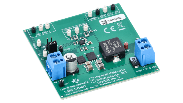 EVALUATION MODULE FOR TPS40304