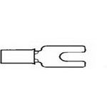 Spade Terminal, 16-22AWG, Copper, Tin, Insulated, 300V